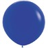 Большой шар Королевский Синий на атласной ленте, 90 см