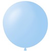 Большой шар Светло-голубой на атласной ленте, 90 см