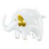 Фигурный шар Белый слоник, 61 см