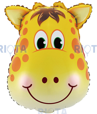 Фигурный шар Голова Жирафа, 86 см