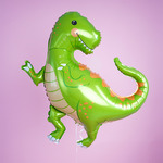 Фигурный шар Милый динозаврик, светло-зеленый, 84 см