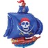 Фигурный шар Пиратский корабль с синими парусами, 96 см