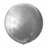 Большой шар Серебряный металлик, 90 см