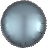 Шар-круг Голубой сатин, 46 см