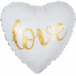 Шар-сердце Love, белое, 46 см