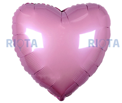 Шар-сердце Розовый, 46 см