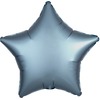 Шар-звезда Голубой сатин, 48 см