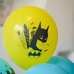 Шары Бэтмен супергерой, желто-голубые