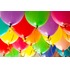 100 разноцветных шаров с гелием