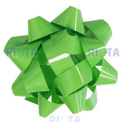 Бант упаковочный Зеленый, 8 см