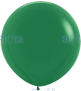Большой шар Бирюзово-зелёный на атласной ленте, 90 см
