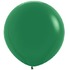 Большой шар Бирюзово-зелёный на атласной ленте, 90 см