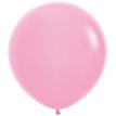 Большой шар Розовый на атласной ленте, 90 см