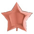 Большой шар-звезда Розовое золото металлик, 81 см