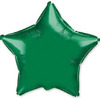Большой шар-звезда Зеленый металлик, 81 см
