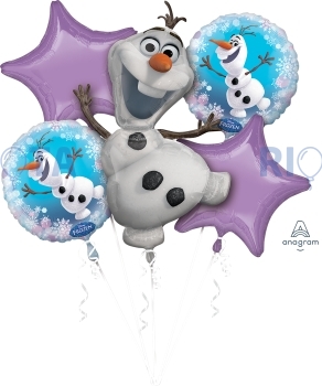 Букет шаров снеговик Олаф