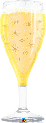 Фигурный шар Бокал шампанского, 86 см