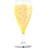 Фигурный шар Бокал шампанского, 86 см