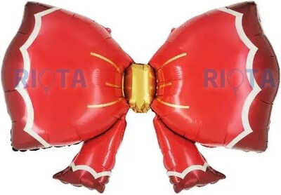 Фигурный шар Большой красный бант, 91 см