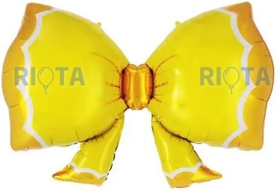 Фигурный шар Большой желтый бант, 91 см