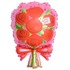 Фигурный шар Букет роз, розовый, 66 см