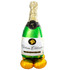 Фигурный шар Бутылка шампанского на подставке, 157 см