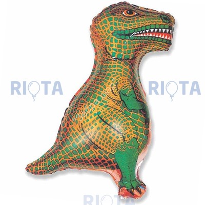 Фигурный шар Динозавр тираннозавр, Зеленый, 79 см