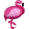 Фигурный шар Фламинго перламутр, фуксия, 83 см