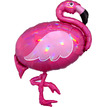 Фигурный шар Фламинго перламутр, фуксия, 83 см