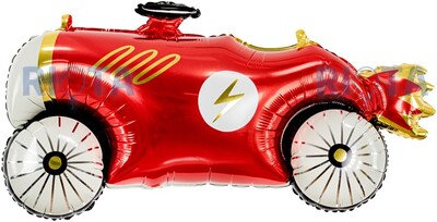 Фигурный шар Гоночный красный спорткар, 109 см