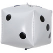 Фигурный шар Игральная кость, белый кубик, 61 см