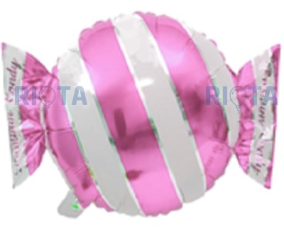 Фигурный шар Конфета, розовый, 46 см