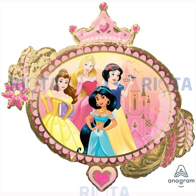 Фигурный шар Королевство диснея, принцессы, 86 см