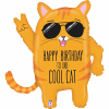 Фигурный шар Кот на стиле (cool cat), 84 см