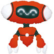Фигурный шар Красный робот, 68 см