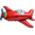 Фигурный шар красный Самолет с пропеллером, 97 см
