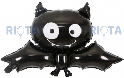 Фигурный шар Летучая мышь, черный, 86 см