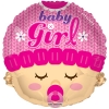 Фигурный шар Малышка девочка (Baby Girl), 61 см