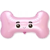 Фигурный шар Милая косточка, розовая, 76 см