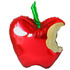 Фигурный шар Откусанное яблоко, красное, 53 см