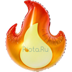 Фигурный шар Огненное пламя, 71 см