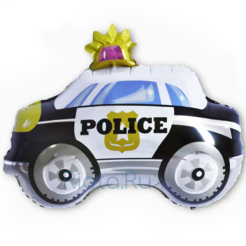 Фольгированный шар фигура Полицейская машина, 74 см