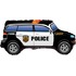 Фольгированный фигурный шар Полицейская машина Джип, 84 см
