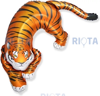 Фигурный шар Полосатый тигр, 108 см