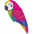 Фигурный шар Попугай с закрытыми глазками, 89 см