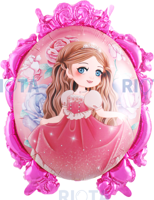 Фигурный шар Принцесса в зеркале, 69 см