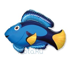 Фигурный шар Рыба голубая, 90 см