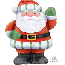 Фигурный шар Санта с большой бородой, 94 см