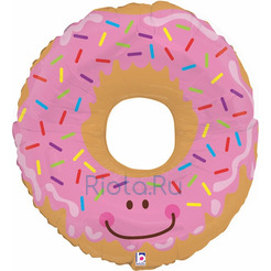 Фигурный шар Счастливый пончик, 69 см