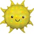 Фигурный шар Солнышко голографическое, 68 см